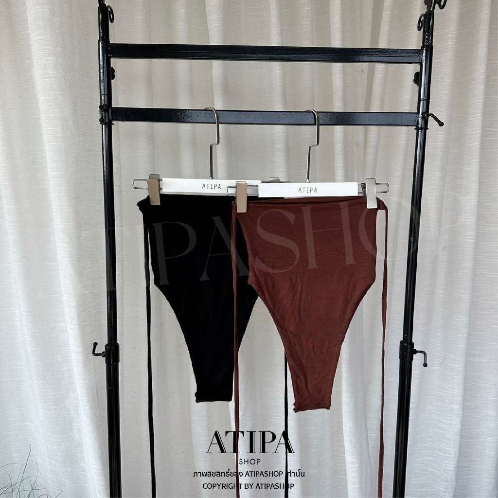 atipashop-tavi-bodysuit-บอดี้สูท-ทรงเกาะอก-มีสายคล้องคอ-ผ้าเนื้อหนา