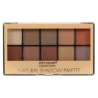 City Color Natural Shadow Palette 10 สี