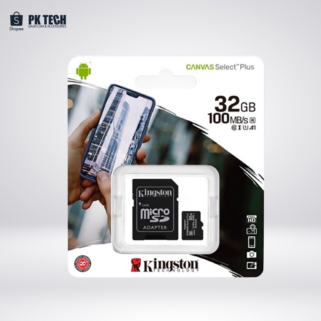 ภาพหน้าปกสินค้าเมมโมรี่การ์ด Kingston microSDHC 32Gb - Class 10 จากร้าน pk_tech บน Shopee