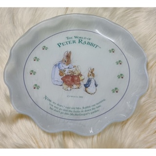 จานแก้วใบใหญ่peter rabbit