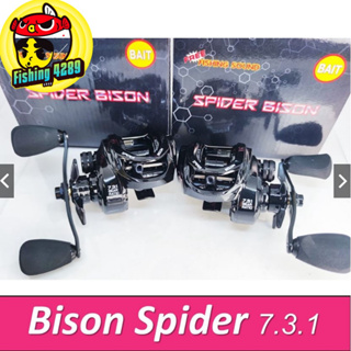 รอกหยดน้ำ BISON SPIDER BAIT  มีทั้งหมุนซ้ายและหมุนขวา รอกเบท