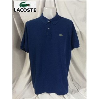 Lacoste Brand_2nd hand เสื้อโปโลแขนสั้นผ้าฝ้าย​💯​%/ Size​ 8/แท้มือสองกระสอบนำเข้าจาก​Japan​🇯🇵