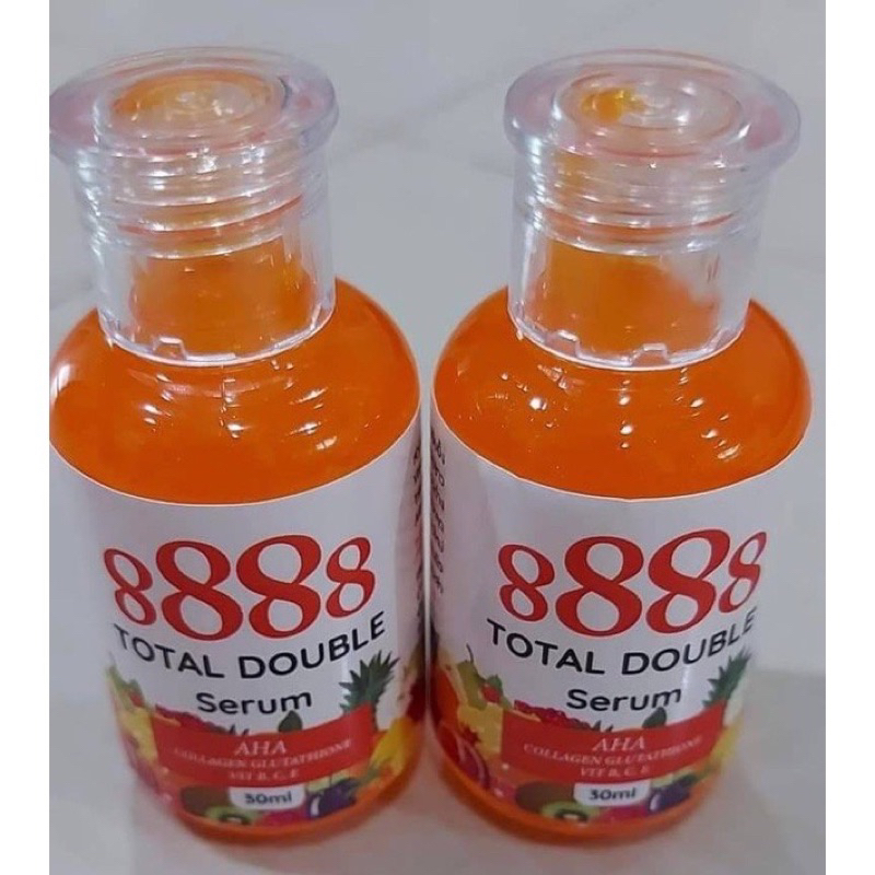 หัวเชื้อเปิดผิวขาวaha-8888total-double-serum30ml