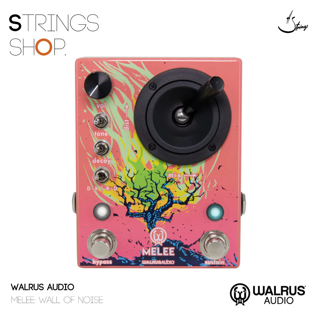 เอฟเฟคกีตาร์ Walrus Audio Melee: Wall of Noise Distortion/Reverb Pedal