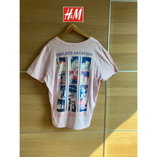 T-shirt x  cotton x XL สีชมพู สกรีนหลังสวย ของผู้ชาย ผู้หญิงใส่เป็น oversize ได้คะ อก 48 ยาว 27 • Code : BM8(1)