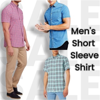 SALE! SALE! SALE! Pre-loved Mens Short Sleeve Shirt เสื้อแขนสั้นผู้ชาย