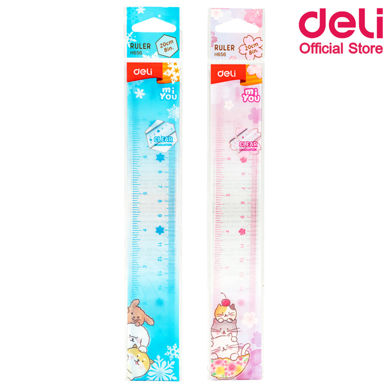 deli-h656-ruler-ไม้บรรทัดแฟนซีสุดน่ารัก-ขนาด-20-เซนติเมตร-แพ็คกล่อง-60-ชิ้น-ไม้บรรทัด-ไม้บรรทัดแฟนซี-เครื่องเขียน-อุปกรณ์การเรียน