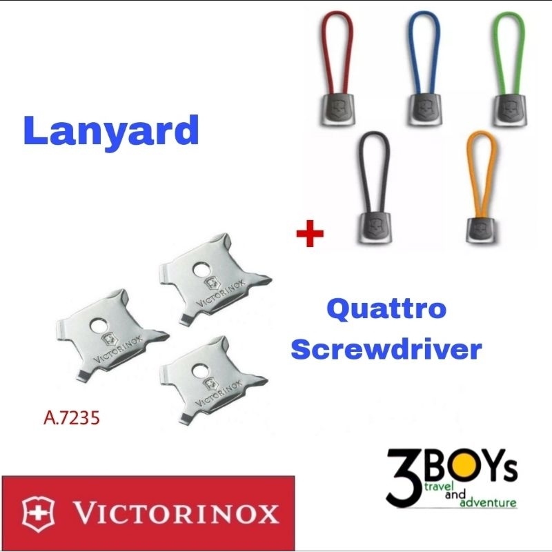 Victorinox อะไหล่ไขควงพร้อมเชือก Quattro Screwdriver + Lanyard ของแท้ ราคาพิเศษ Shopee Thailand