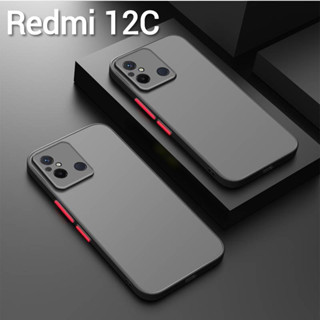 Poco C55/Redmi 12Cตรงรุ่น(พร้อมส่งในไทย)เคสขอบนิ่มหลังแข็งขุ่นคลุมกล้องXiaomi Redmi 12C/Poco C55