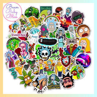 Sticker Rick 349 🔮📚สติ๊กเกอร์นักวิทยาศาสตร์ 40 ชิ้น กันน้ำ สำหรับตกแต่ง DIY สติ๊กเกอร์ติดเคสโทรศัพท์ กระเป๋า สมุดไดอารี่