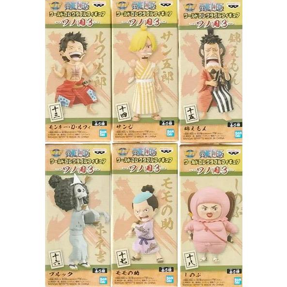 one-piece-world-collectable-figure-wano-country-vol-3-วันพีช-วาโนะ-ลูฟี่-ซันจิ-คินเอม่อน-บรู๊ค-โมโมโนะสุเกะ-ชิ