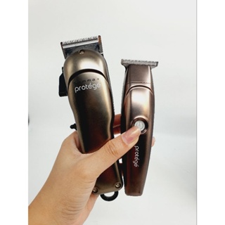 [งานคู่] Gamma+ Protege Gunmetal Cordless Clipper &amp;Trimmer Combo