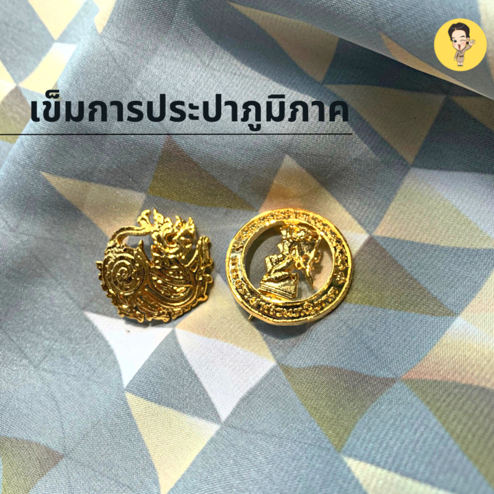 เครื่องหมายข้าราชการเข็มประปาส่วนภูมิภาค-เข็มติดปกคอเสื้อประปาส่วนภูมิภาค-กนกคอ-ประปาส่วนภูมิภาค