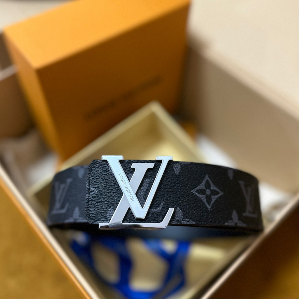 LOUIS VUITTON M9608V LV INITIALES 40MM X 85CM GOLDEN BUCKLE MONOGRAM BELT