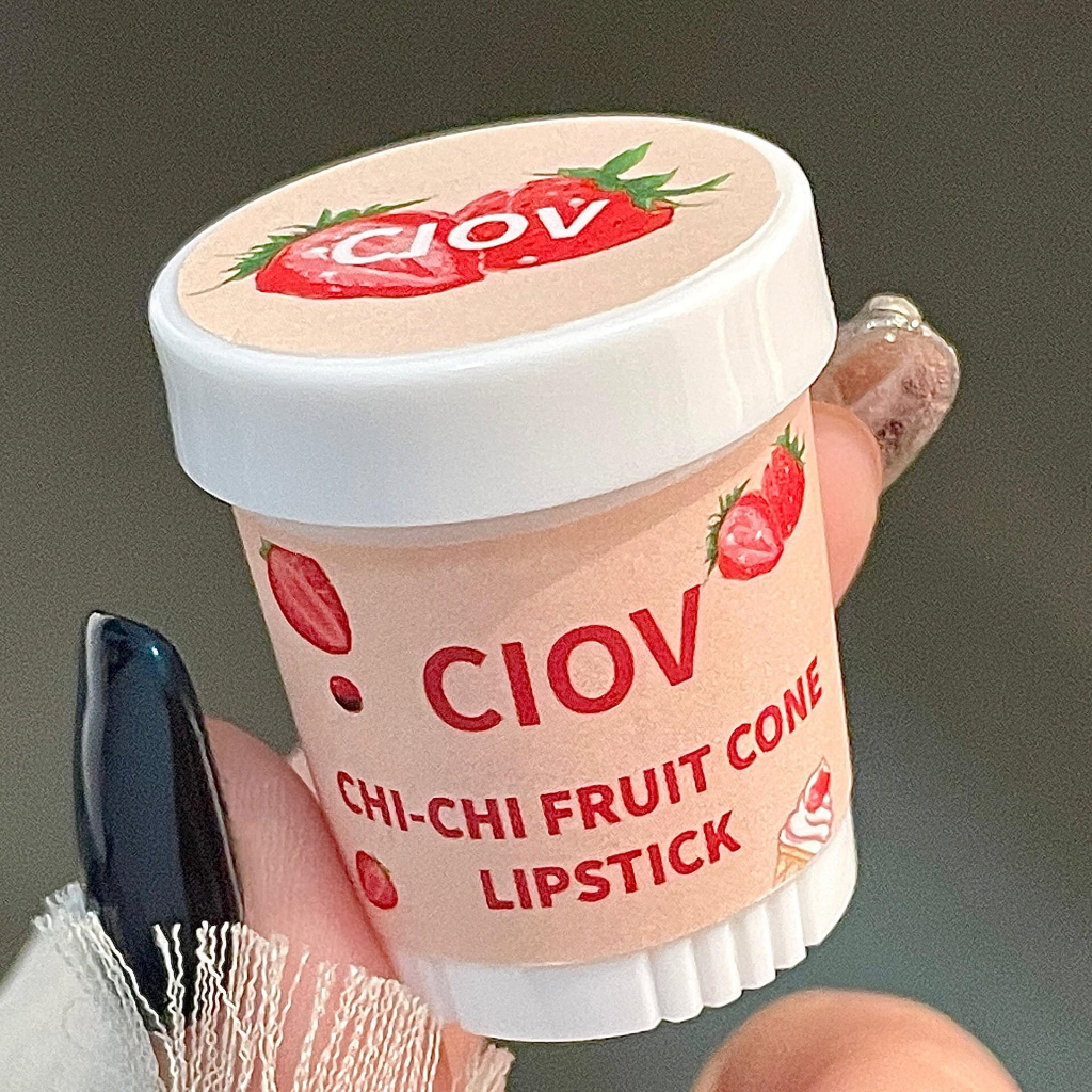 ciov-ลิปสติกไอศครีม-ลิปมาสก์-เพิ่มความชุ่มชื้นบำรุงรีฝีปาก-กลิ่นหอมผลไม้