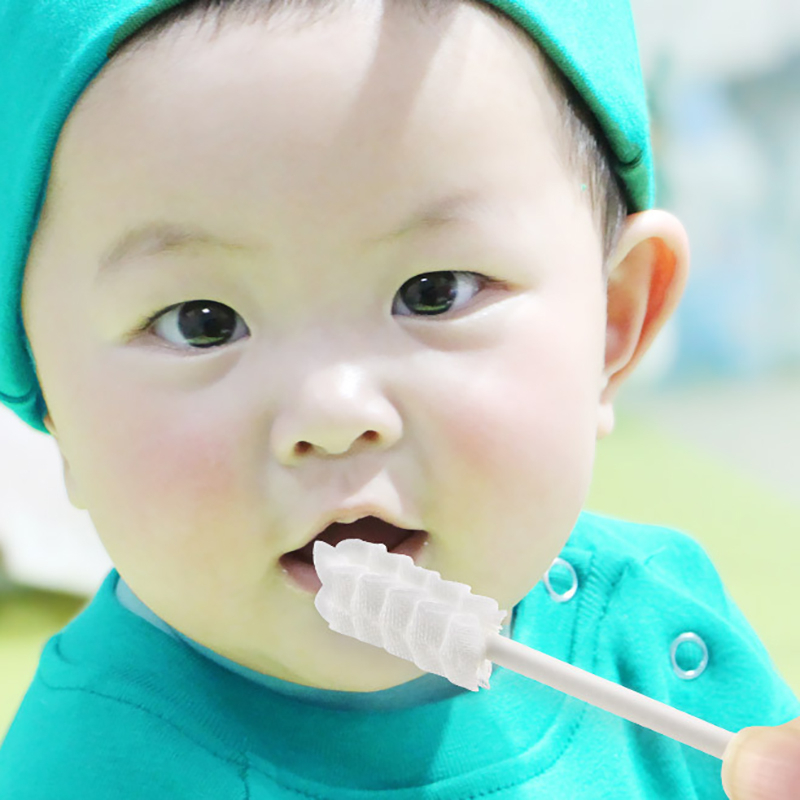 ลด15-โค้ด15dd15-ผ้าก๊อซเช็ดฟัน-เช็ดลิ้นเด็ก-ที่เช็ดฟันเด็ก-แปรงทำความสะอาดฟันเด็ก-ys02