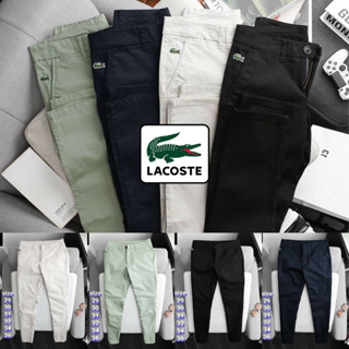 ภาพหน้าปกสินค้ากางเกงชิโน่ขายาว Lacoste 🐊กางเกงขายาวผู้ชาย | Lacoste Chino Pants ที่เกี่ยวข้อง