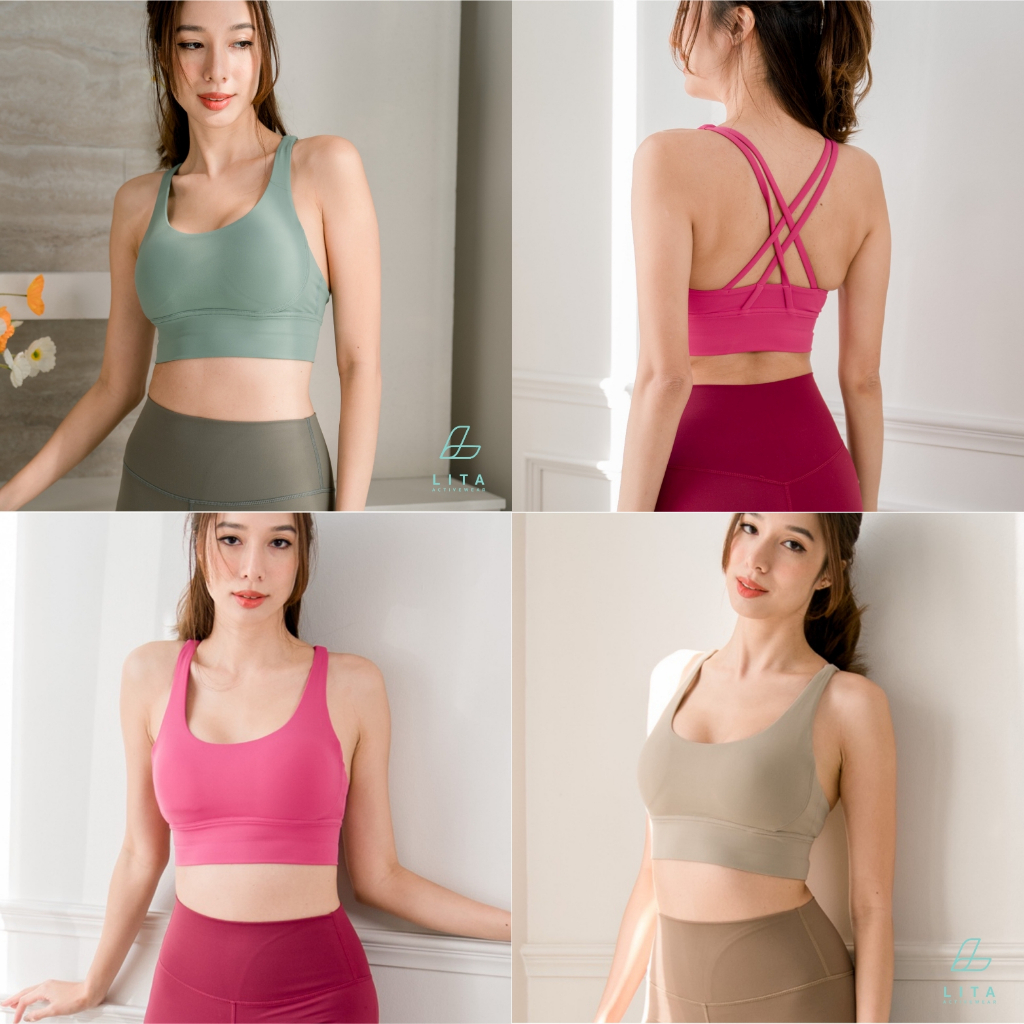 สปอร์ตบรา-สปอร์ตบราโยคะ-สปอร์ตบราออกกำลังกาย-ชุดโยคะ-lita-activewear