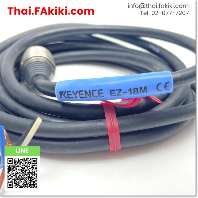 พร้อมส่ง-a-unused-ez-18m-proximity-sensor-พร็อกซิมิตี้เซนเซอร์-สเปค-m18-npn-keyence-66-006-405