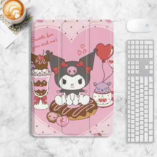 kuromi เคสไอแพด 10.2 gen7/8/9 gen10 เคส iPad mini1/2/3/4/5/6 air3/4/5 case iPad pro11 2022 เคสซิลิโคน มีที่ใส่ปากกา