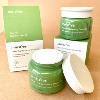 INNISFREE Green tea Balancing Cream EX 50ml อินนิสฟรี ครีมบำรุงผิวสกัดจากชาเขียว