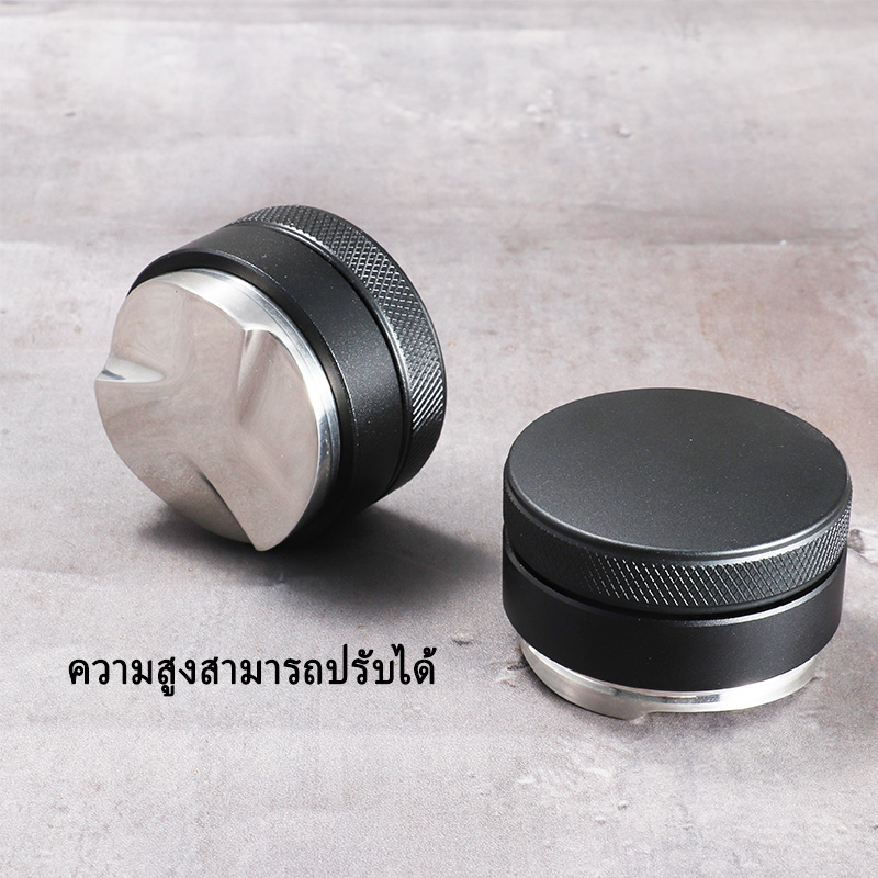 พร้อมส่ง-เเทมเปอร์-ที่กดกาแฟ-ที่กดกาแฟสเตนเลส-หัวคู่-ที่กดกาแฟมาการอง-ที่อัดกาแฟ-เเทมเปอร์-ที่กดกาแฟ-macaron-tamper