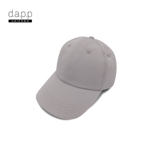 dapp Uniform หมวกเบสบอล ผ้าฝ้ายผสม Grey Baseball Cap สีเทา(AHCA1001)