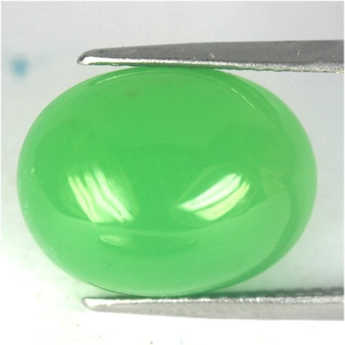 พลอยหลังเบี้ยคริสโซเพลส-chrysoprase-นน7-13กะรัต