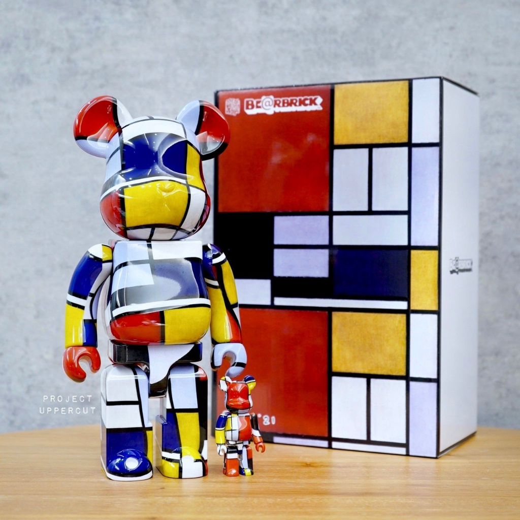 BE@RBRICK 400%+100% Piet Mondrian [New] | Shopee Thailand