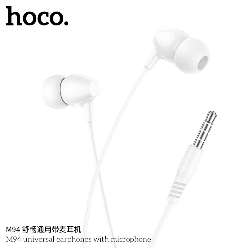 hoco-รุ่น-m94-earphones-with-mic-หูฟังเอียร์โฟน-พร้อมไมโครโฟน-เสียงดี-ของแท้พร้อมส่ง-050366