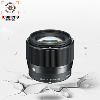 ภาพขนาดย่อของภาพหน้าปกสินค้าSigma Lens 56 mm. F1.4 DC DN (Contemporary) มิลเรอร์เลส - รับประกันร้าน icamera 1ปี จากร้าน icamera_gadgets บน Shopee