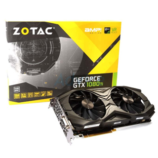 การ์ดจอ ZOTAC GTX1080Ti/11GB  AMP Editon