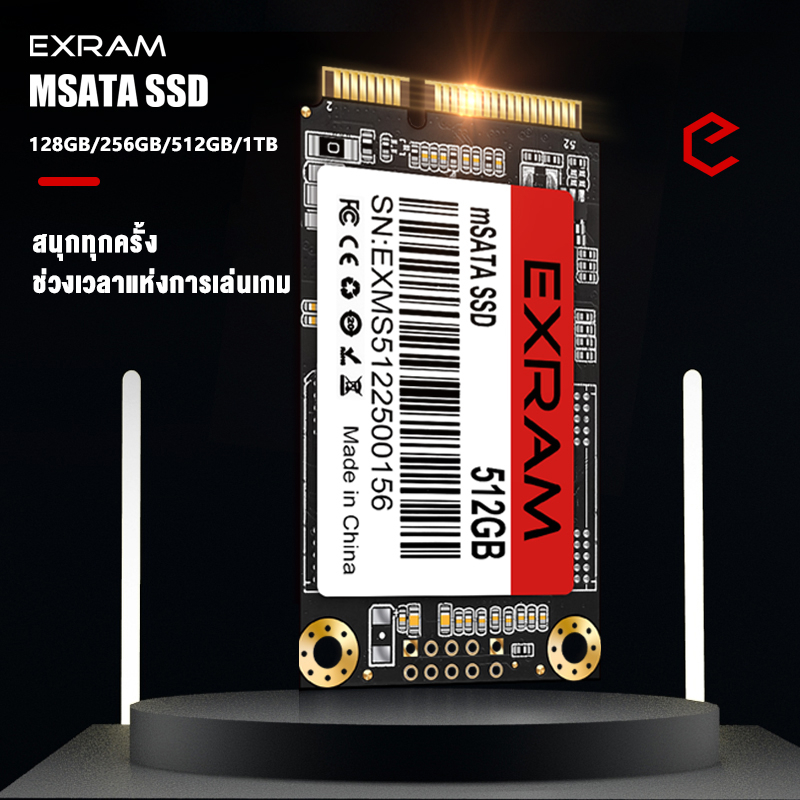 exram-msata-ssd-128gb-256gb-512gb-ฮาร์ดไดรฟ์ภายในความเร็วสูงฮาร์ดไดรฟ์ภายในสำหรับแล็ปท็อปฮาร์ดดิสก์เดสก์ท็อป