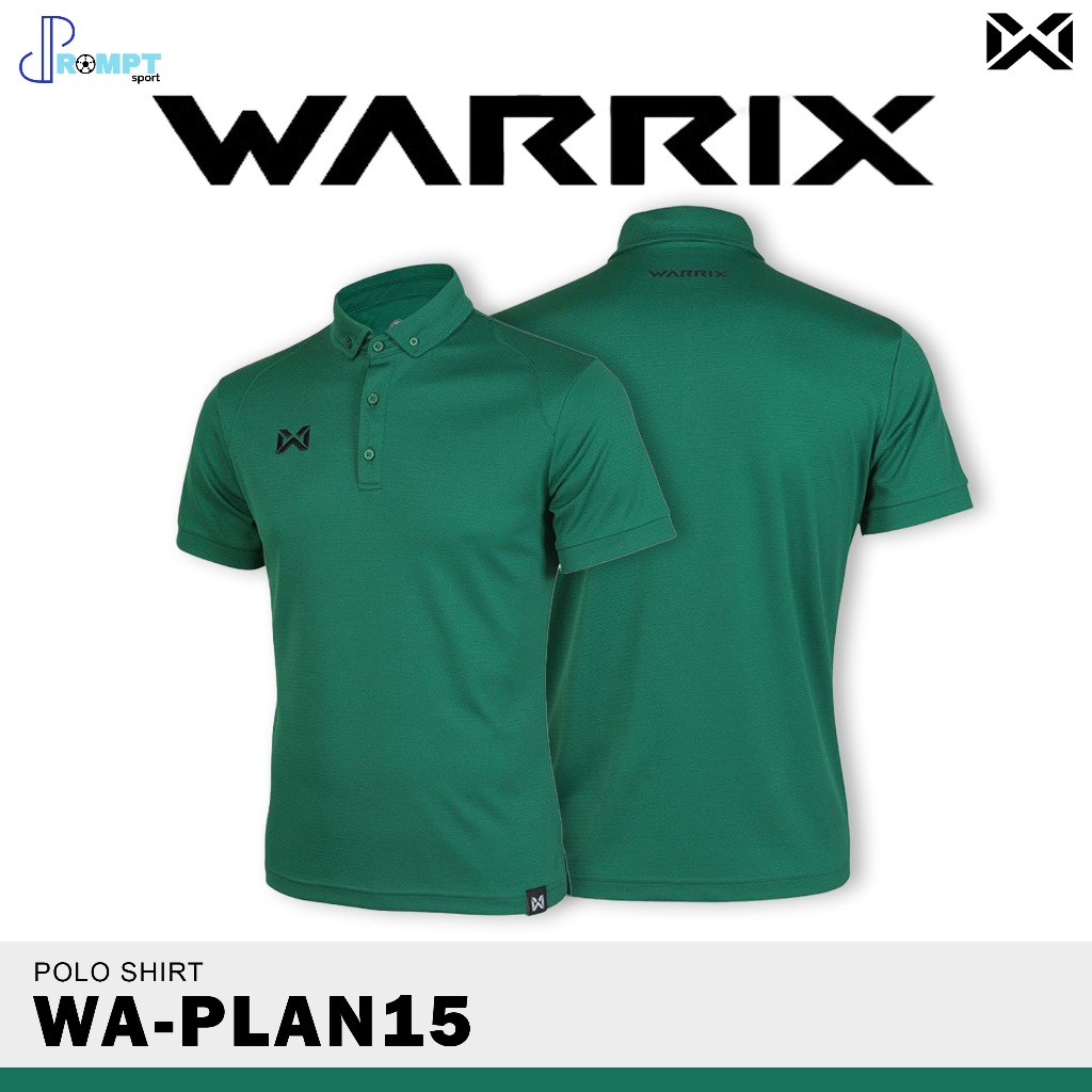 ด่วน-เก็บโค้ดลดเพิ่ม50-เสื้อโปโลชาย-เสื้อโปโลวอริกซ์-warrix-เสื้อโปโลสีพื้น-wa-3315n-wa-plan15-ของแท้100