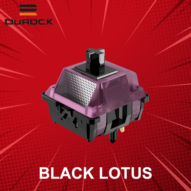 สวิตช์ Durock Black Lotus Switch | Shopee Thailand