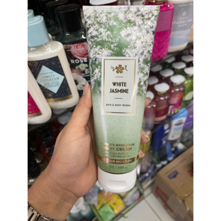 Bath and Body Works White Jasmine Ultra Shea Body Cream 226g. ของแท้