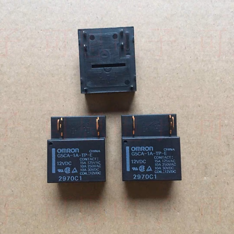 รีเลย์รุ่น-g5ca-1a-tp-e-12vdc-2ขาบนแบบเสียบ-6ขาลงปริ๊น