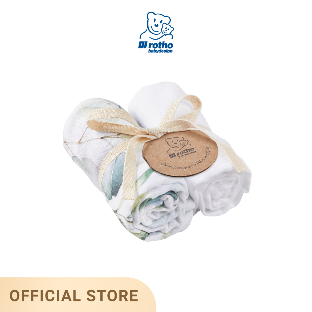 rotho-muslin-cloths-2-pcs-set-ผ้าอ้อมมัสลินแท้-100-ใช้งานได้ตั้งแต่เด็กแรกเกิด