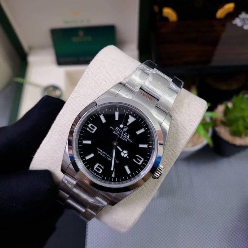 นาฬิกา-rolex-explorer-swiss-โรงงาน-ew-ใส่สลับแท้