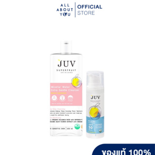 SET JUV Extra Gentle Juv Water Gel UV Protection SPF 50 PA++++ 30 ml+Juv Micellar Water Extra Gentle Cleanser 500 ml