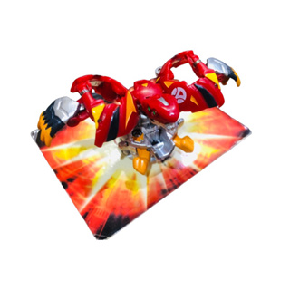 Bakugan Red Pyrus Bolcanon Mechtanium Surge ( Custom Painted As Anime ) #บาคุกัน