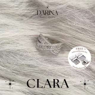 Clara แหวน Darina Jewelry DRR0004 ✨พร้อมกล่องเครื่องประดับ เขียนการ์ดได้
