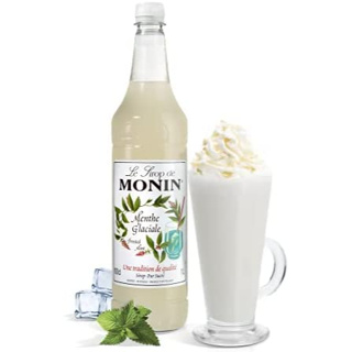 (WAFFLE) โมนิน ไซรัปมิ้นท์ บรรจุขวด 700 ml. MONIN Frosted Mint Syrup น้ำเชื่อม MONIN กลิ่น “Frosted Mint”
