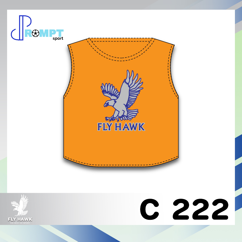 เสื้อฝึกซ้อมฟุตบอลเด็ก-fly-hawk-เด็ก-c222-ของแท้-100