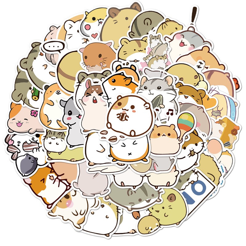 สติ๊กเกอร์-hamster-441-แฮมเตอร์-50ชิ้น-hamtaro-น้องน่ารักน่ามาก-หนู-หนูแฮมเตอร์-แฮมทาโร่-แฮม-เตอร์-แฮม-ทา-โร่-ham-ster