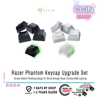 สินค้าแท้💯 คีย์แคป Razer Phantom Keycap Upgrade Set Unique Stealth Pudding Design