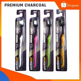 แปรงสีฟัน​ บลัชมี​ BRUSH​ME​ รุ่น​ พรีเมี่ยม​ ชาร์โคล​ Premium​ Charcoal