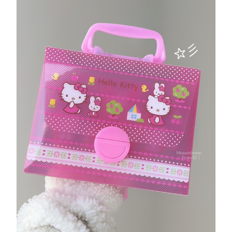 hello-kitty-plastic-bag-sanrio-2009-กระเป๋าแฟ้มคิตตี้