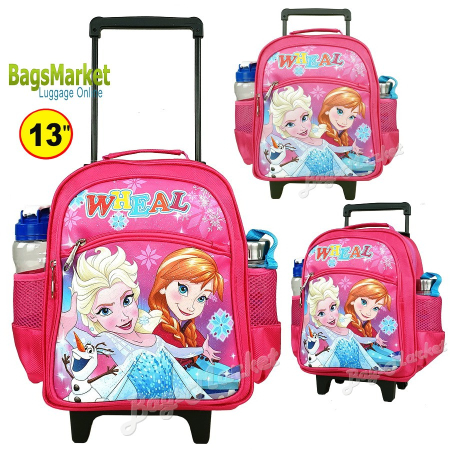 bagsmarket-kids-luggage-s-13นิ้ว-ขนาดเล็ก-กระเป๋าเด็กมีล้อลาก-เหมาะกับเด็กอนุบาล-pink18