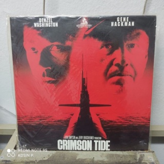 แผ่น เลเซอร์ดิสก์ Wall Crimson tide ปี 1995 สภาพสวย สำหรับสะสม หนังดี สินค้าดี ไม่มีย้อมแมว